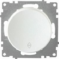 Переключатель без рамки OneKeyElectro Florence 1-кл. проходной белый картинка